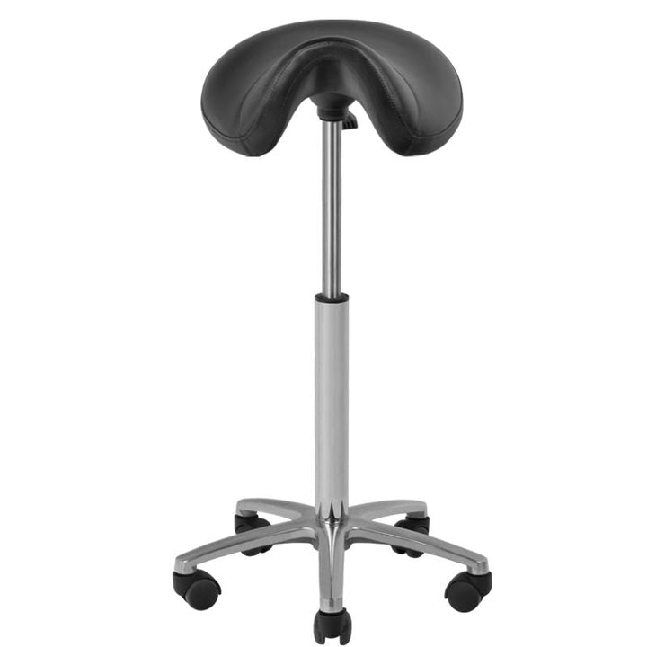 Sgabello ergonomico 001B Alta Nero 2