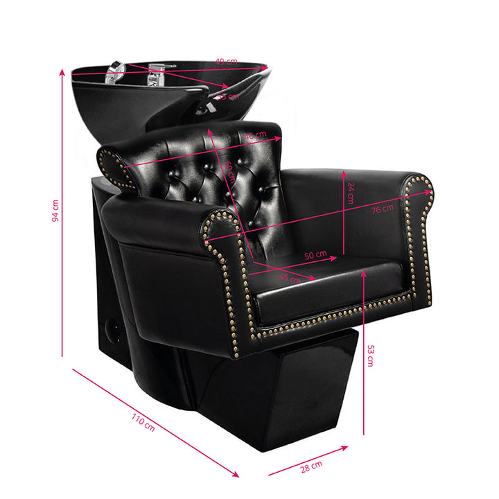 Lavatesta Parrucchiere Gabbiano Berlin Nero/Nero