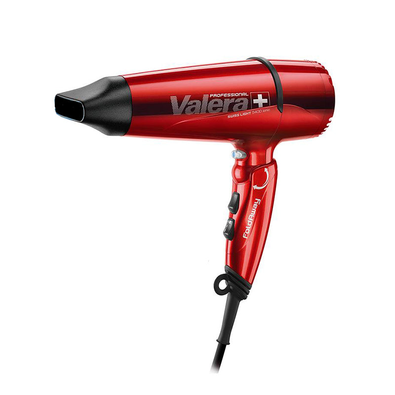 Asciugacapelli Valera Swiss Light 5400 Pieghevole Ionico Rosso 1