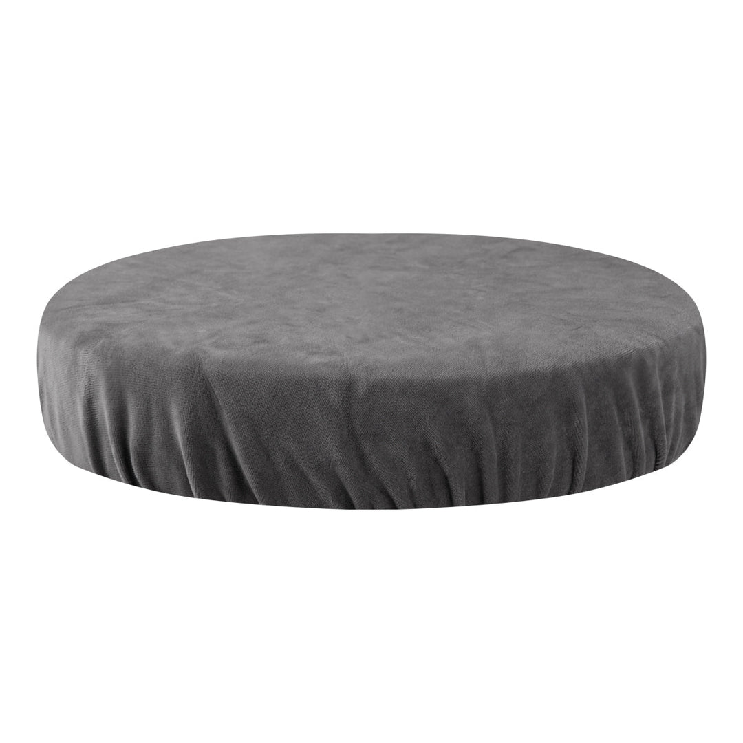 Coprisedia sgabello Velluto Grigio 1