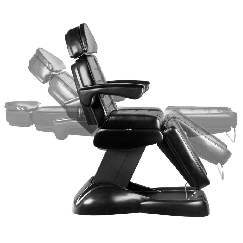 Poltrona Estetica Elettrica Lux 3 Motori Nera - immagine 5