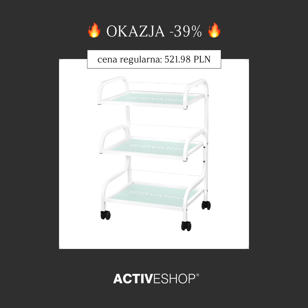 Carrello Estetista Giovanni 1014 Bianco - immagine 6