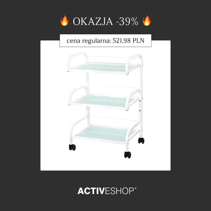 Carrello Estetista Giovanni 1014 Bianco - immagine 6