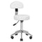 Sgabello con Ruote AM-304 Bianco