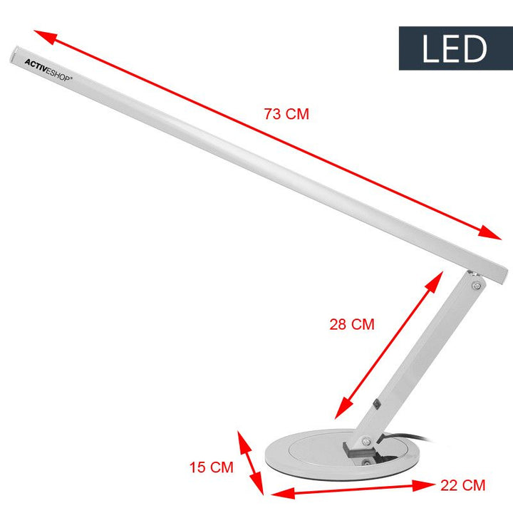 Lampada LED da Scrivania Slim 8.4W Alluminio - immagine 3
