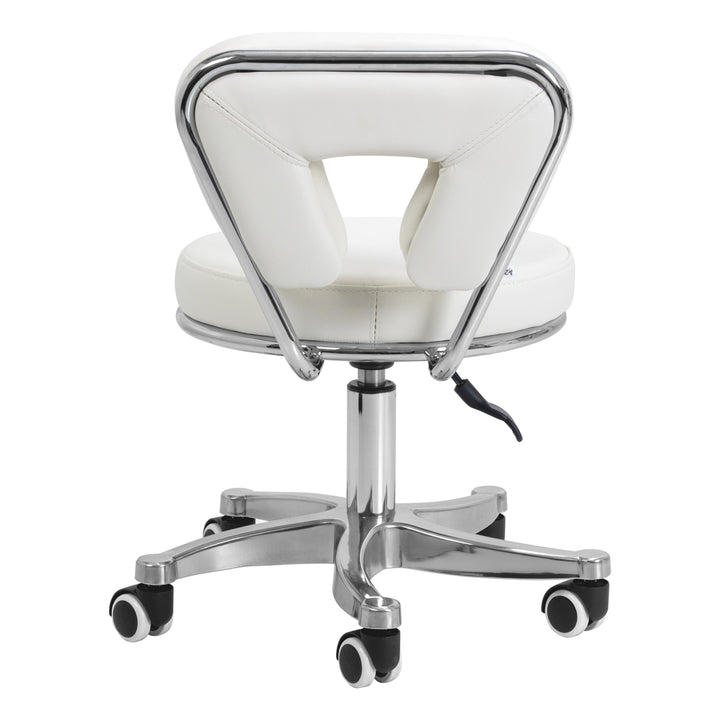 Sgabello con Ruote 9266 Bianco - immagine 3