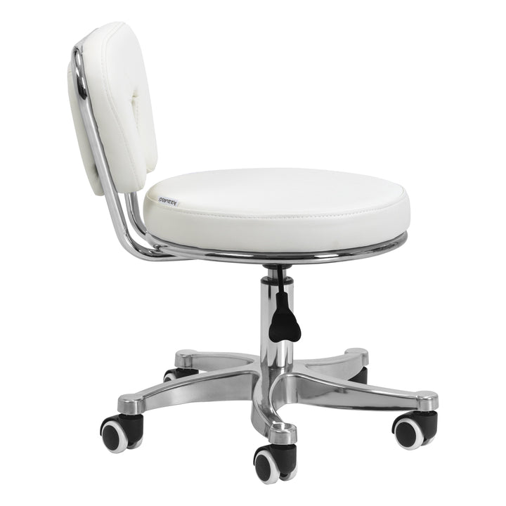 Sgabello con Ruote 9266 Bianco - immagine 4