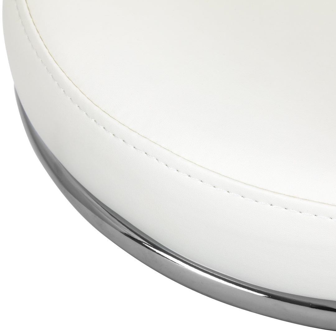 Sgabello con Ruote 9266 Bianco - immagine 5