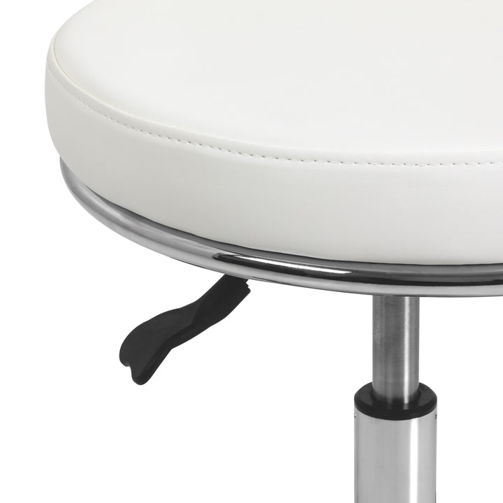 Sgabello con Ruote 9266 Bianco - immagine 6