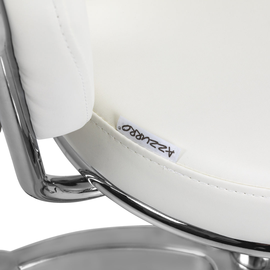 Sgabello con Ruote 9266 Bianco - immagine 7