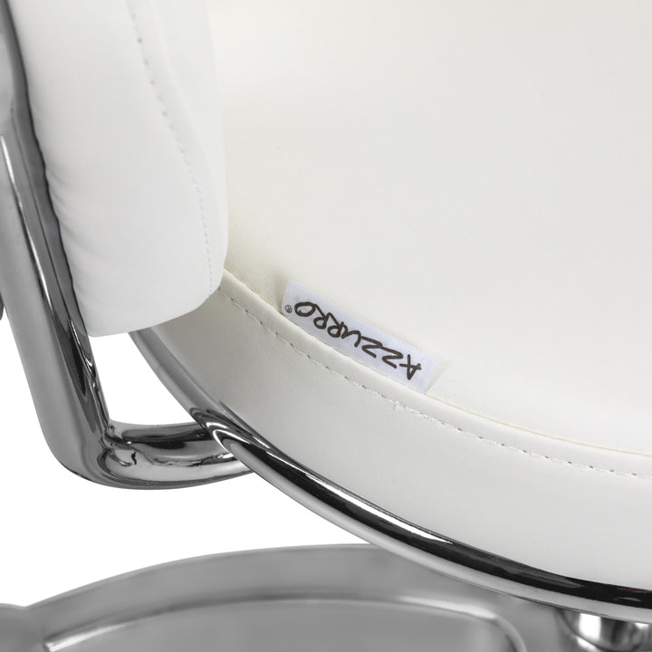 Sgabello con Ruote 9266 Bianco - immagine 7