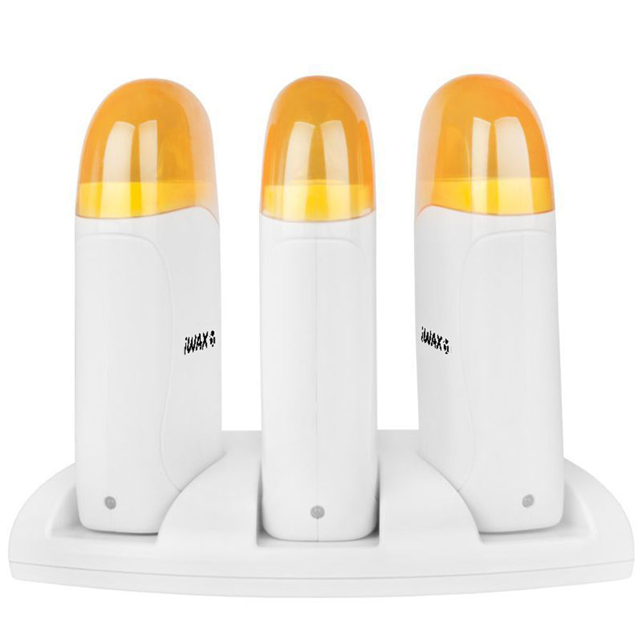 Scaldacera Rullo iWax Trio 120W Bianco-Giallo