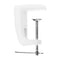 Supporto Morsetto da Tavolo per Lampada con Lente Bianco