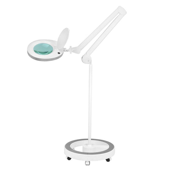 Lampada con Lente LED 60 SMD 5D su Stativo Elegante 6025 Bianca
