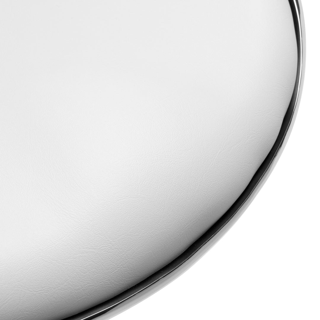 Sgabello Ergonomico con Ruote Gabbiano Q-4599 Bianco - immagine 5