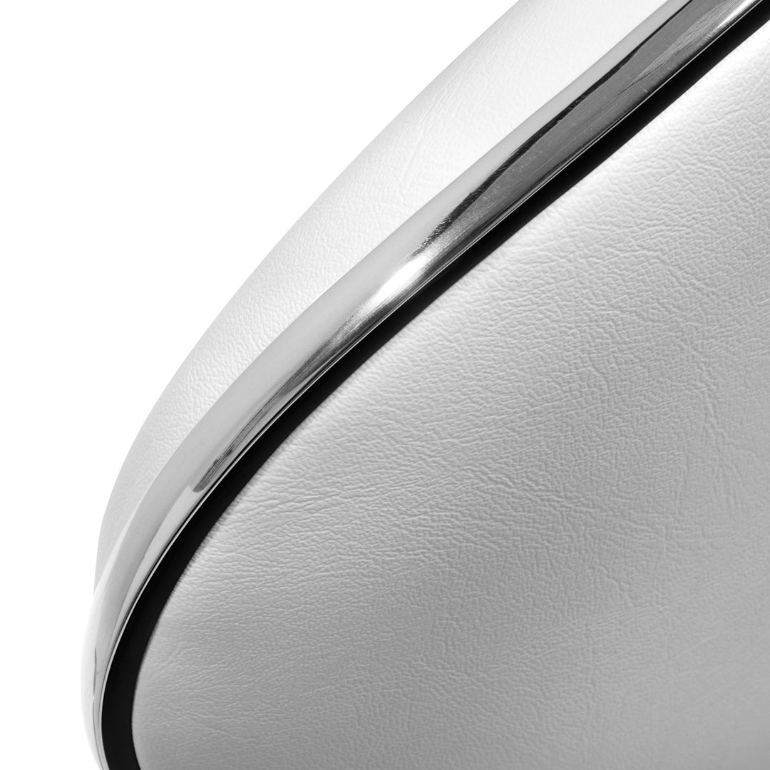 Sgabello Ergonomico con Ruote Gabbiano Q-4599 Bianco - immagine 7