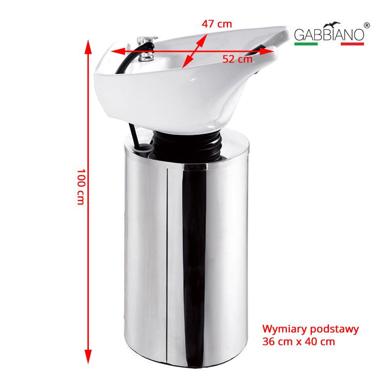 Lavatesta colonna Gabbiano Q-2460 - immagine 2