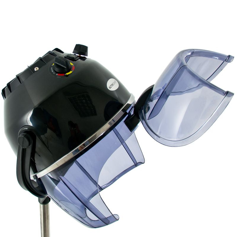 Casco asciugacapelli Gabbiano con stativo LI-202S Velocità doppia Nero 3