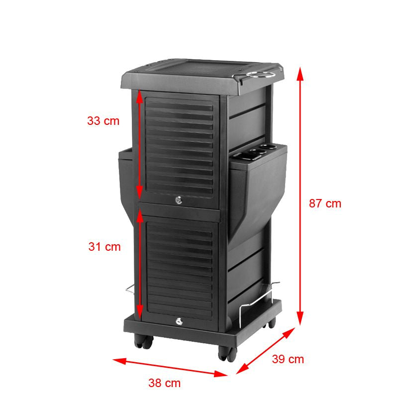 Carrello Parrucchiere Gabbiano 100C Nero - immagine 3