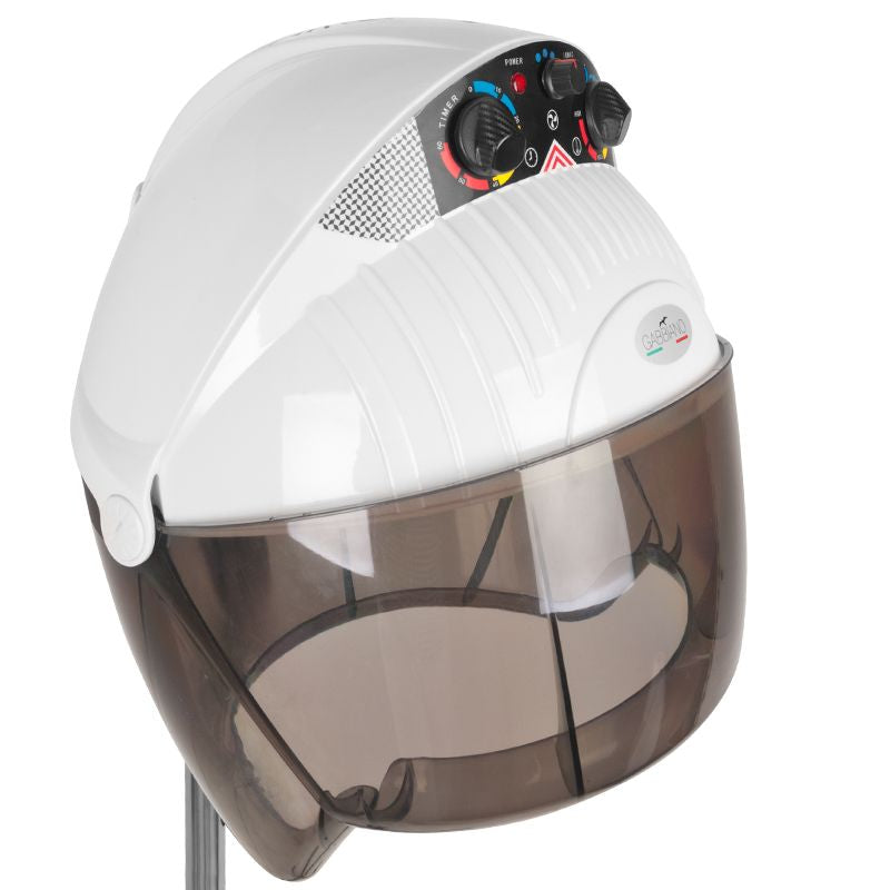 Casco Asciugacapelli su Stativo Gabbiano Centurion LVI-203S Velocità Tripla Ionic Bianco - immagine 6