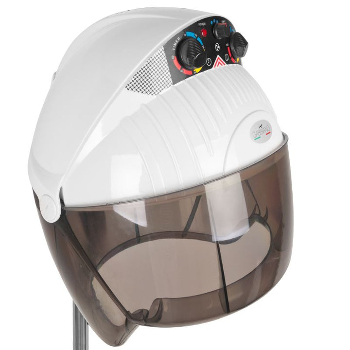 Casco Asciugacapelli su Stativo Gabbiano Centurion LVI-203S Velocità Tripla Ionic Bianco - immagine 6
