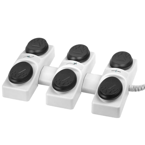 Pedale per Poltrone Estetiche Azzurro con 3 Motori