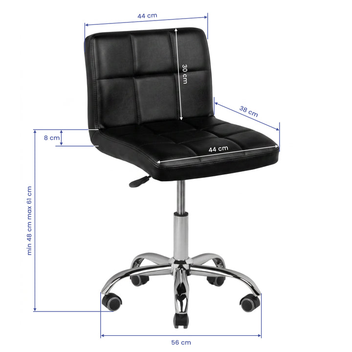 Sedia estetica A-5299 Nero - immagine 2