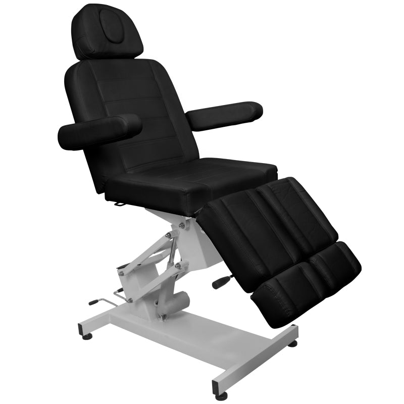 Poltrona Estetica Elettrica Azzurro 706 1 Motore Pedi Nera