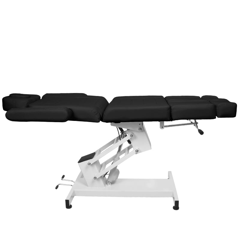 Poltrona Estetica Elettrica Azzurro 706 1 Motore Pedi Nera - immagine 2