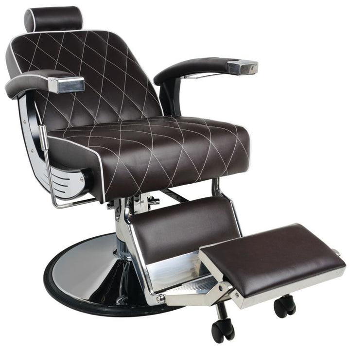 Poltrona Barbiere Gabbiano Imperial Marrone - immagine 4
