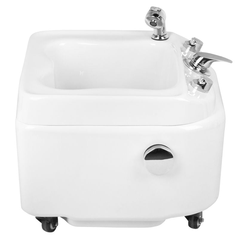 Pediluvio con Idromassaggio Azzurro A023 Bianco - immagine 4