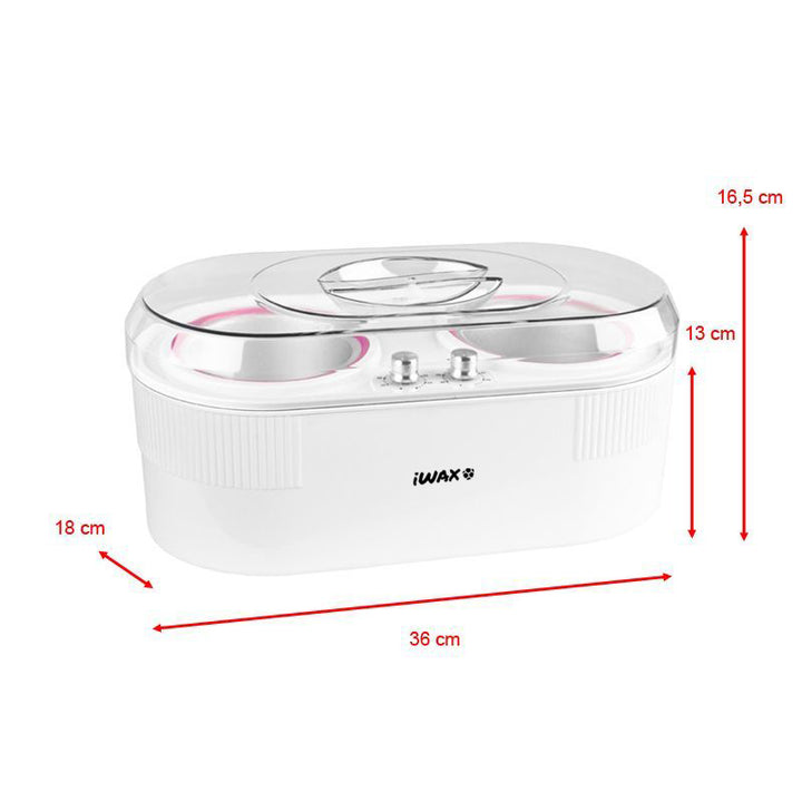 Scaldacera Pentola iWax 2in1 400ml + 800ml 400W Bianco - immagine 4