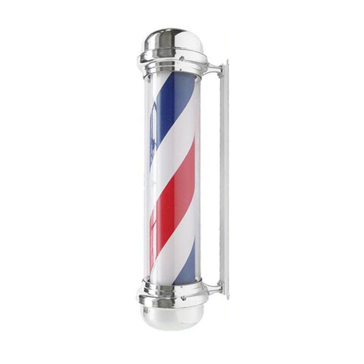 Barber Pole Illuminato e Rotante Gabbiano BB-02 Argento