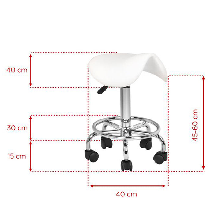 Sgabello 6010 Bianco 3