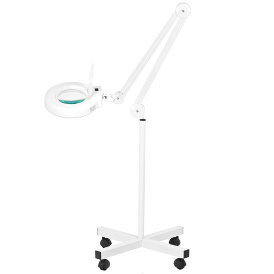 Lampada con Lente LED 5D su Stativo S4 Bianca