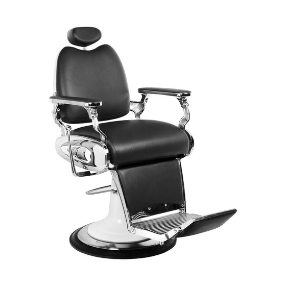Poltrona Barbiere Gabbiano Moto Style Nero