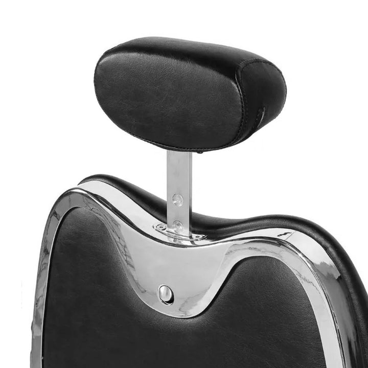 Poltrona Barbiere Gabbiano Moto Style Nero - immagine 5