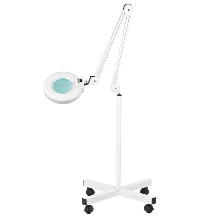 Lampada lente ingrandimento S4 5D con Stativo Bianco 1