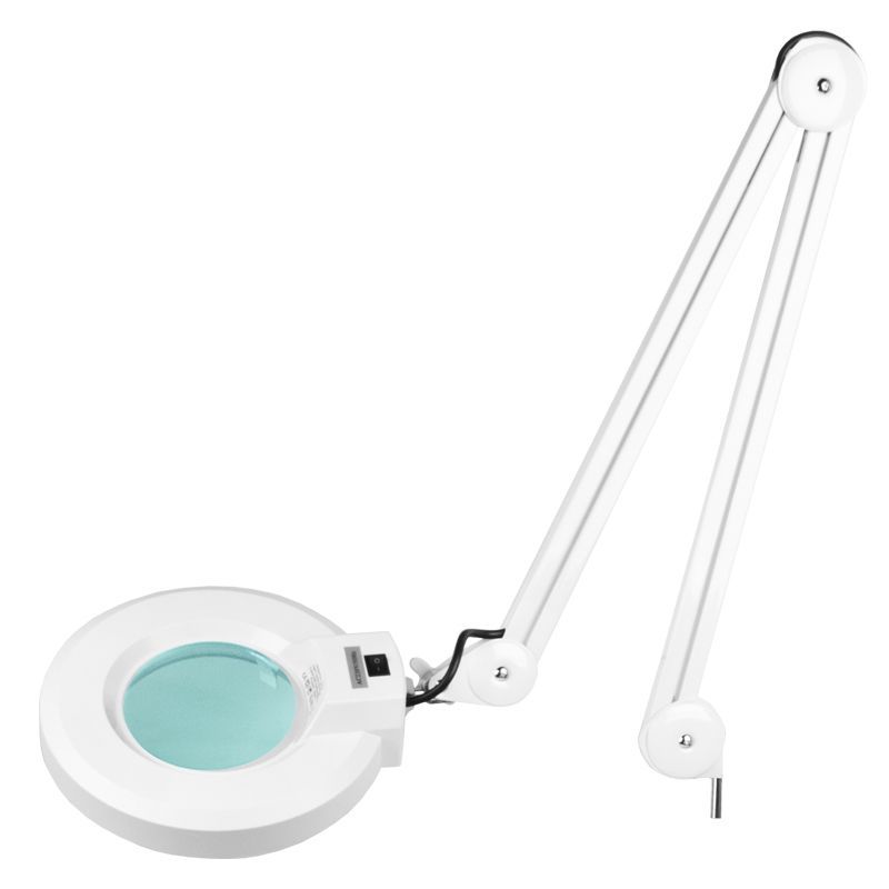 Lampada lente ingrandimento S4 5D con Stativo Bianco 2