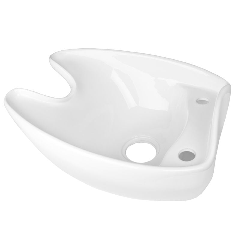 Bacinella in Ceramica per Lavatesta Gabbiano Bianco - immagine 2