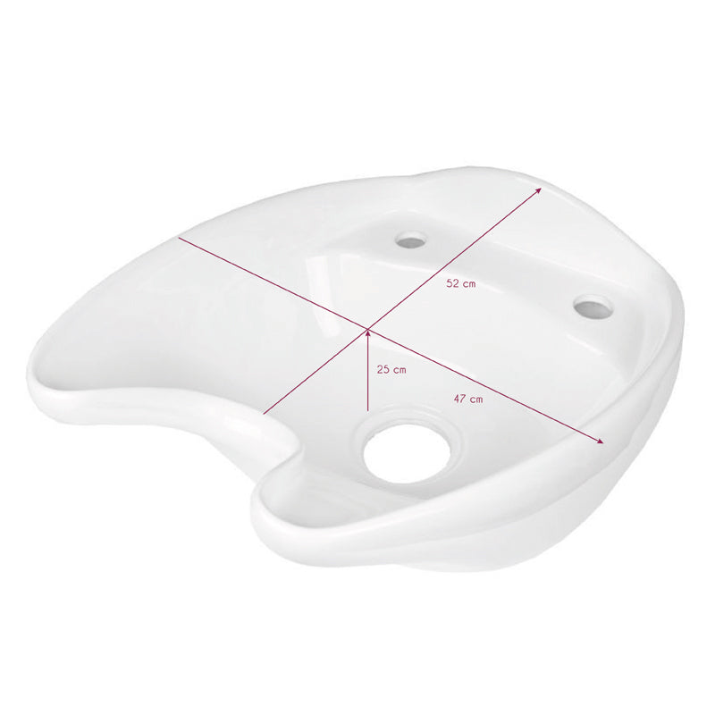 Bacinella in Ceramica per Lavatesta Gabbiano Bianco - immagine 4