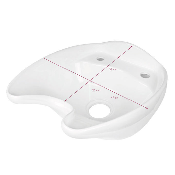 Bacinella in Ceramica per Lavatesta Gabbiano Bianco - immagine 4