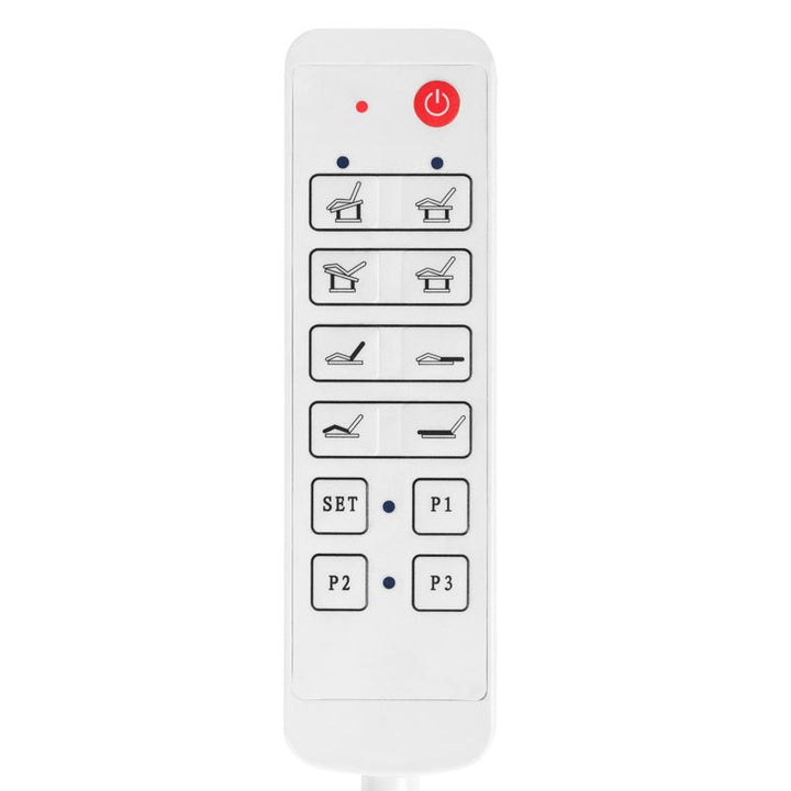 Lettino da massaggio elettrico Azzurro 838 Bianco - immagine 9