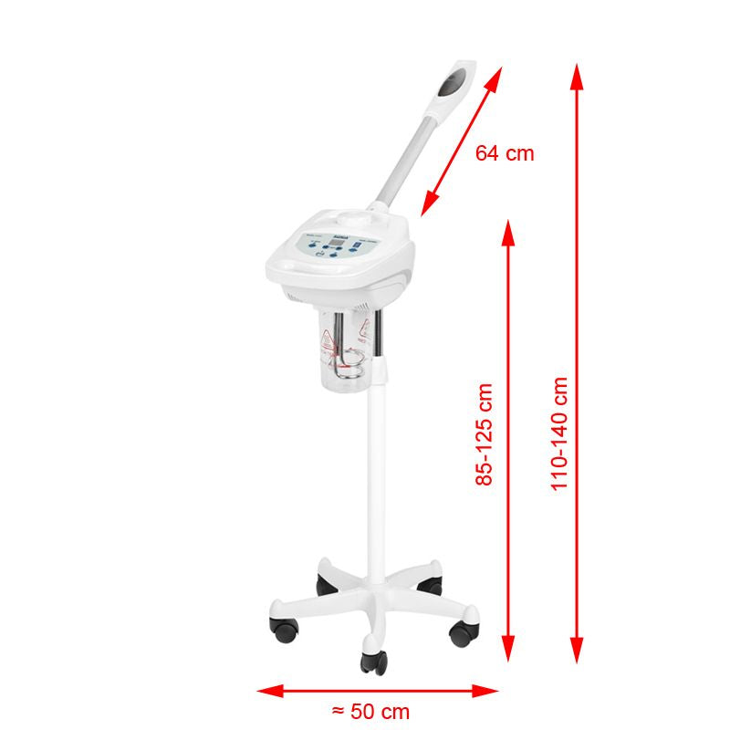 Vapozone con Funzione Ozonoterapia e Regolazione del Vapore Azzurro Sonia H1101