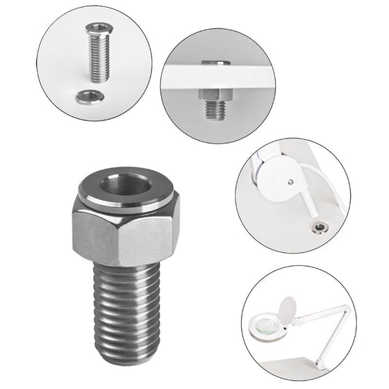 Supporto per Lampada con Lente Acciaio inox