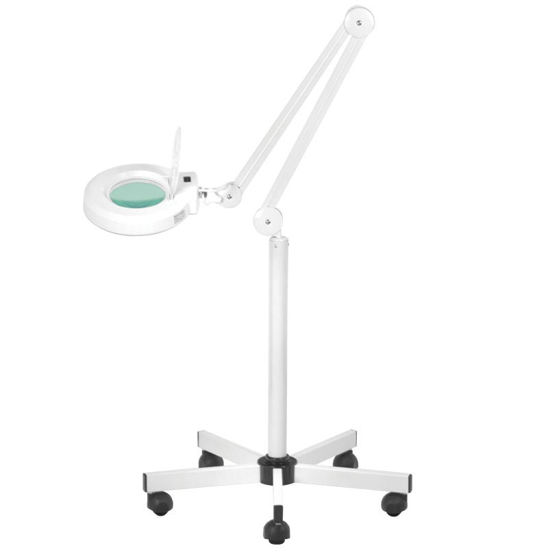 Lampada con Lente LED 5D su Stativo S5 Bianca