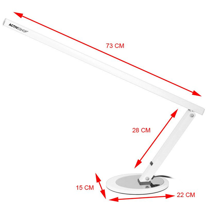 Lampada LED da Scrivania Slim 8.4W Bianco - immagine 3