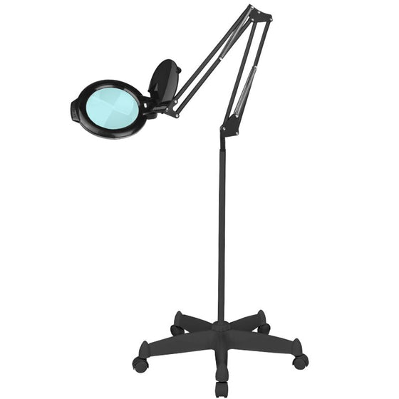 Lampada con Lente LED SMD 5D su Stativo Glow Moonlight 8013 Nera