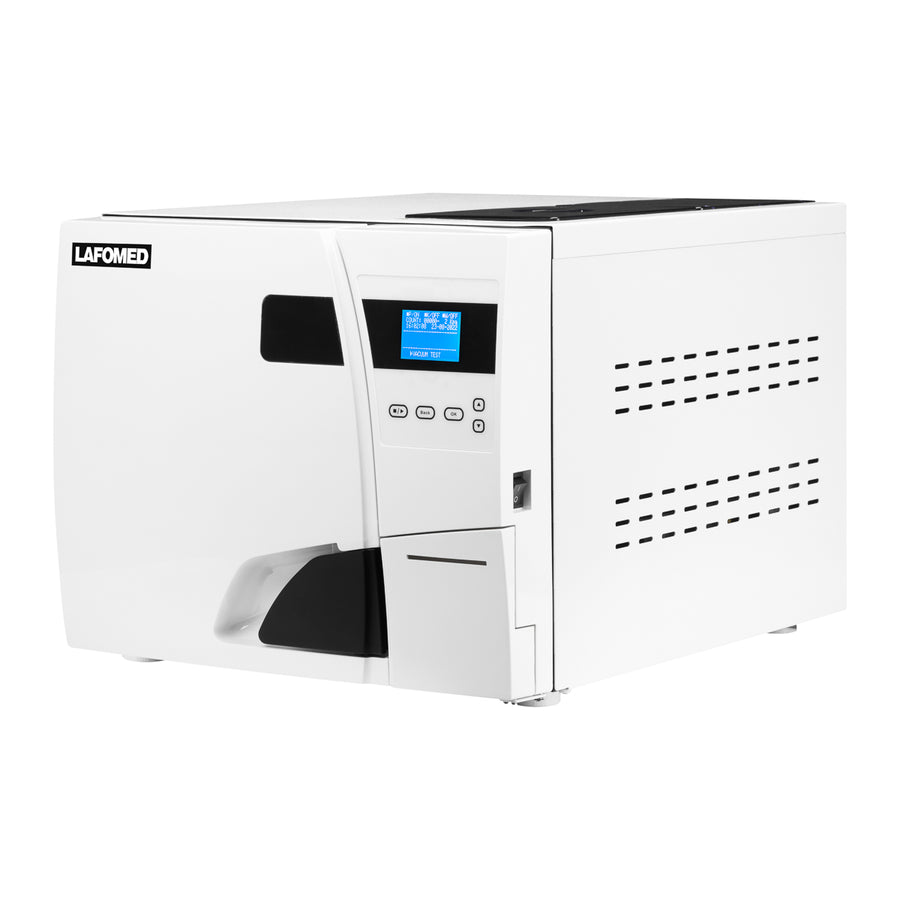 Autoclave Lafomed Premium Line LFSS18AA LCD con stampante 18 L classe B medicale 1