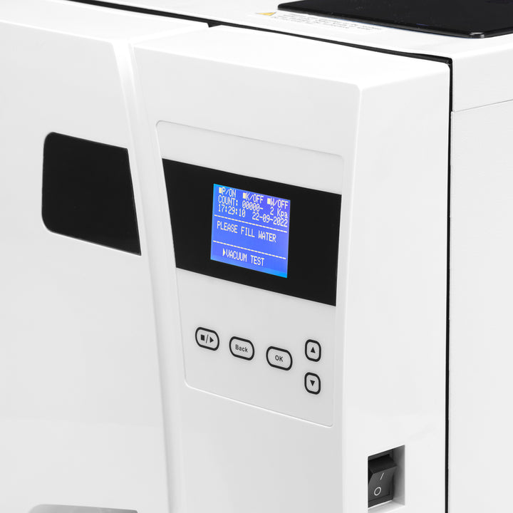 Autoclave Lafomed Premium Line LFSS18AA LCD con stampante 18 L classe B medicale 5